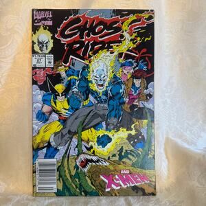 Ghost Rider #27 Marvel 1992 X-Men Wolverine Gambit Crossover